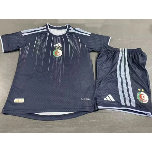 2026 Algeria Special Edition Black Player Version Kids Soccer Jersey童装