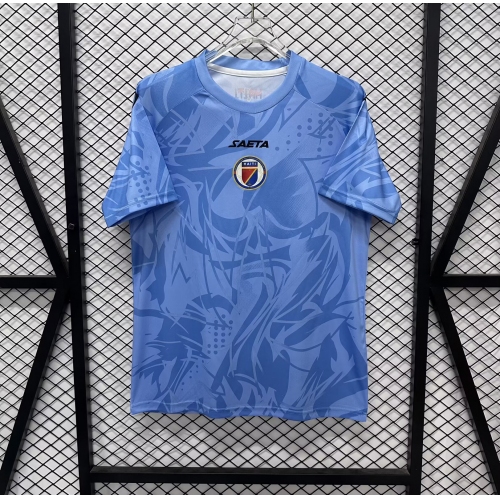 2026 Haiti National Team Goalkeeper Light Blue Football Shirt