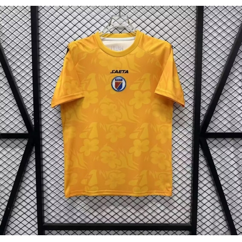 2026 Haiti National Team Goalkeeper Yellow Football Shirt