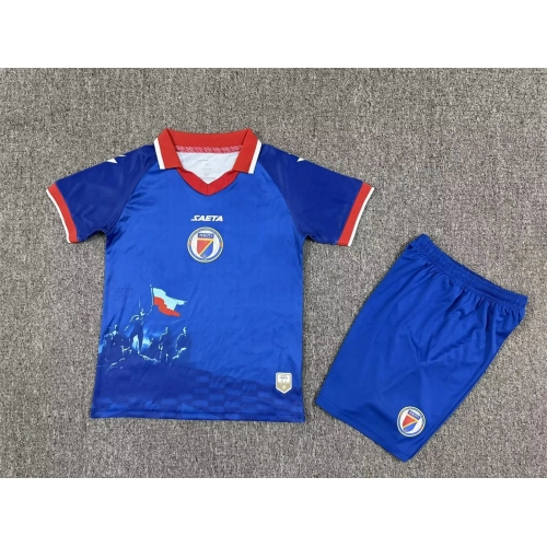 2026 Haiti National Team Home Football Shirt Kids Size
