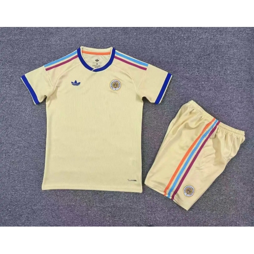 2026 Curacao National Team Away Football Shirt Kids Size