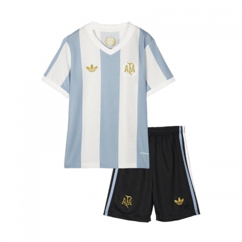2024 Kids Argentina Custom Soccer Kits 50th Anniversary