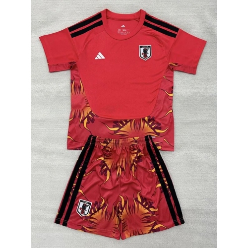 26/27 Japan Goalkeeper Red Kids Soccer Jersey