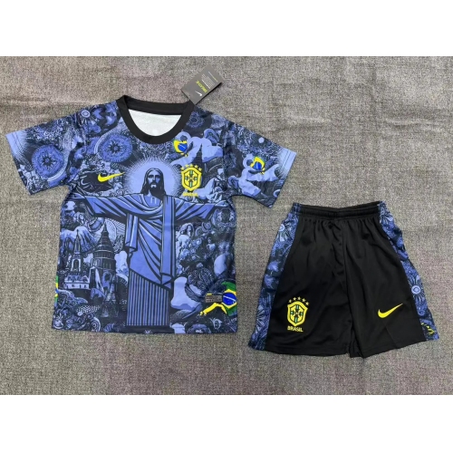 Brazil Blue Special Edition Kids Suit