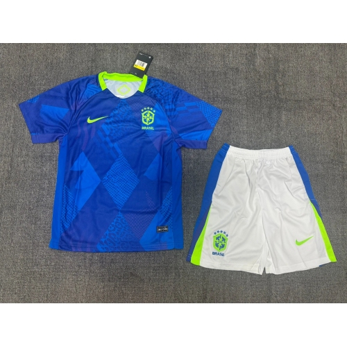 Brazil Women's Team 2025 Copa America Away Kids Suit