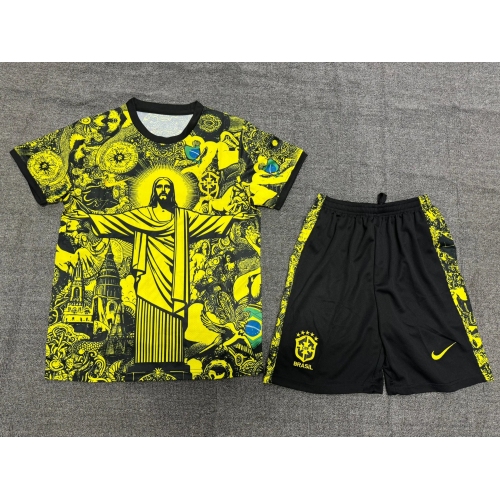 Brazil Yellow Special Edition Kids Suit