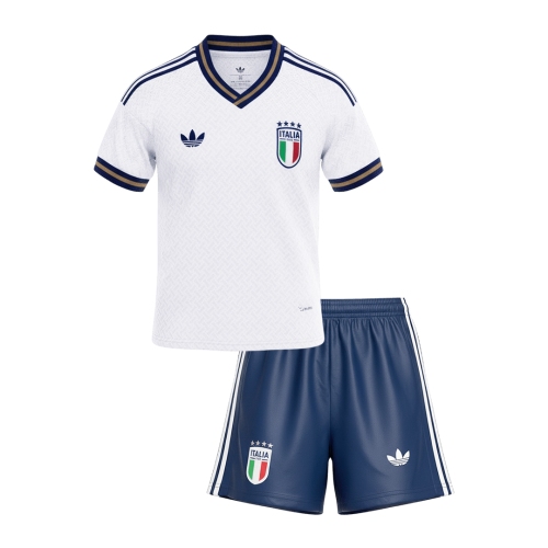 Italy Away World Cup Kids Soccer Jerseys Kit 2026