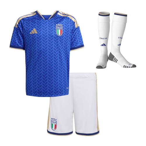 Italy Home Kids Soccer Jerseys Full Kit World Cup 2026