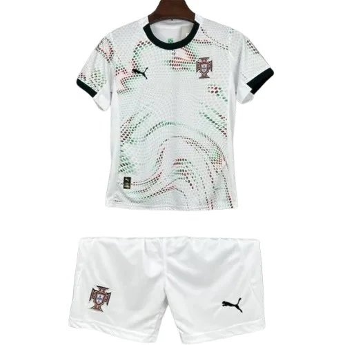 Kids Portugal Away Soccer (Jersey+Shorts) Kits 2025