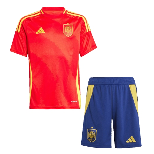 Spain Home Kids Soccer Jerseys Kit EURO