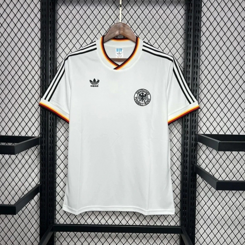 1986 Retro Germany Home Soccer Jersey