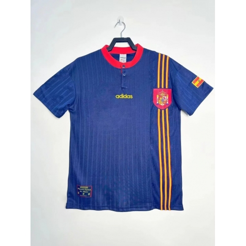 1996 Retro Spain National Team Away Football Shirt