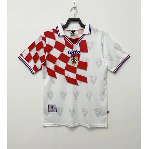 1998 Retro Croatia Home Soccer Shirt