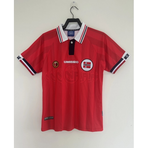 1998 Retro Norway National Team Home Football Shirt