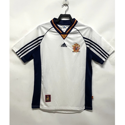 1998 Retro Spain National Team Away Football Shirt
