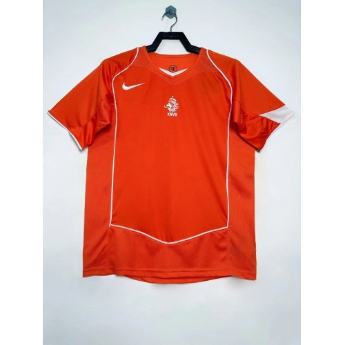 2004 Retro Netherlands Home Football Shirt