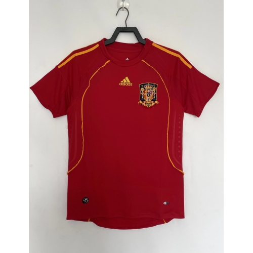 2008 Retro Spain National Team Home Football Shirt