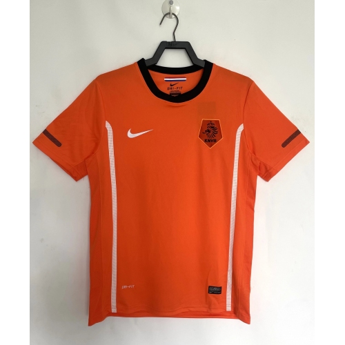 2010 Retro Netherlands Home Football Shirt