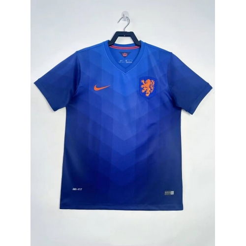 2014 Retro Netherlands Away Football Shirt