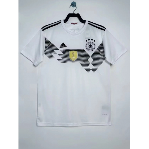 2018 Retro Germany Home Soccer Shirt