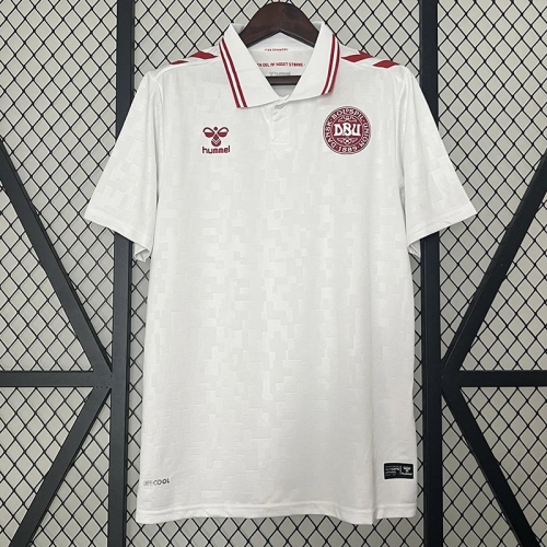 2024 Denmark Away Fans Soccer Jersey(胶章)