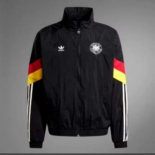 2024 Germany Windbreaker Black Football Shirt