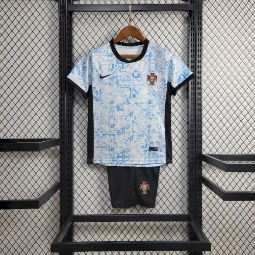 2024 Portugal Away Football Shirt Kids Size