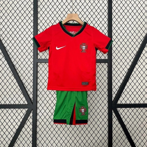 2024 Portugal Home Football Shirt Kids Size