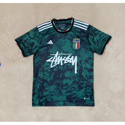 2025 Italy Special Edition Green Soccer Jersey