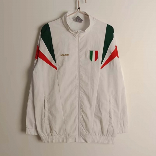 2025 Italy Windbreaker White Soccer Shirt