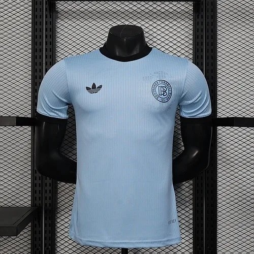 2025 Player Version Germany 125th Anniversary Edition Blue Football Shirt