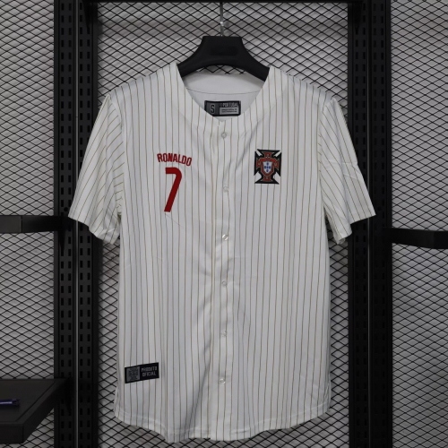 2025 Portugal Cristiano Ronaldo Buttons Special Edition Football Shirt