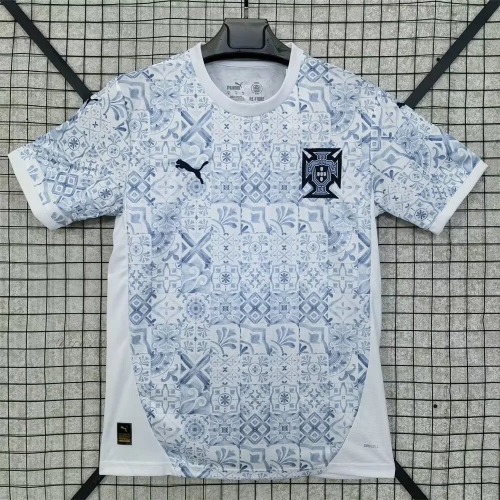 2025 Portugal Special Edition Blue And White Football Shirt