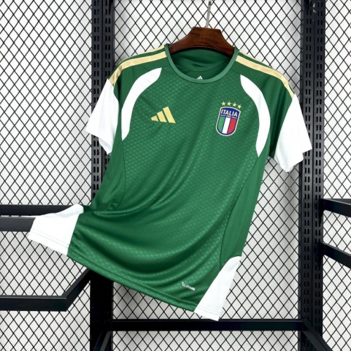 2026 Italy National Team Training Suit Green Soccer Shirt
