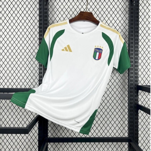2026 Italy National Team Training Suit White Soccer Shirt