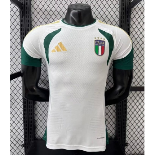 2026 Player Version Italy Training Suit White Soccer Shirt