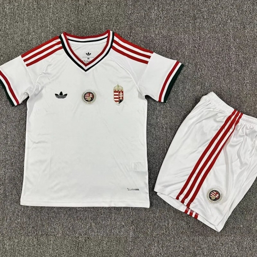 25/26 Hungary Away Kids Soccer Jersey