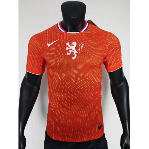 25/26 Netherlands Home Player Version Soccer Jersey