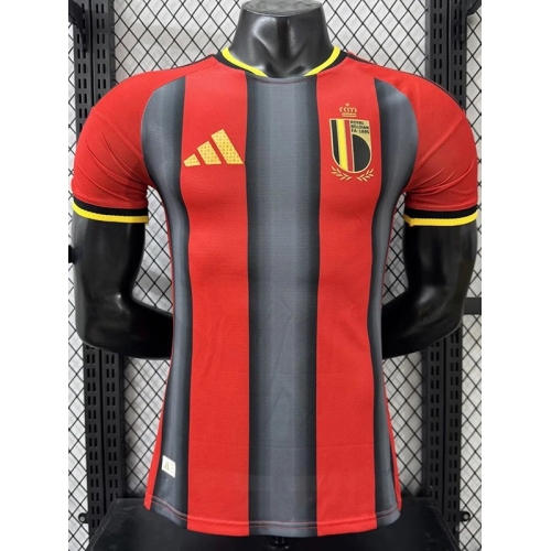 26/27 Belgium Special Edition Red& Grey Player Version Soccer Jersey