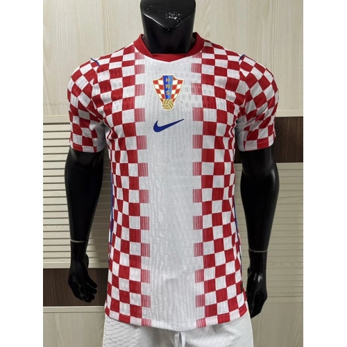 26/27 Croatia Home Player Version Soccer Jersey