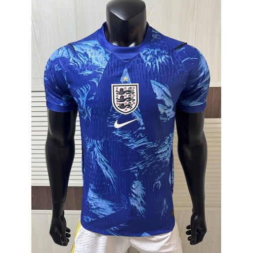 26/27 England Goalkeeper Blue Player Version Soccer Jersey