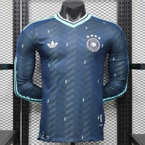 26/27 Germany Away Long Sleeve Player Version Soccer Jersey