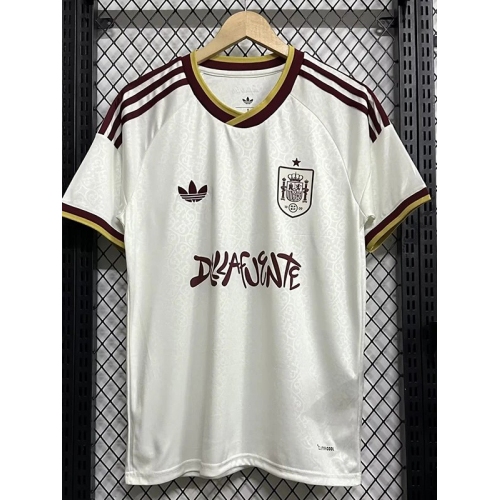 26/27 Spain Away Fans Soccer Jersey(Chest advertisement胸前广告)