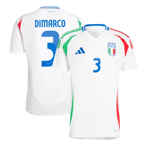 DIMARCO #3 Italy Away Soccer Jersey EURO