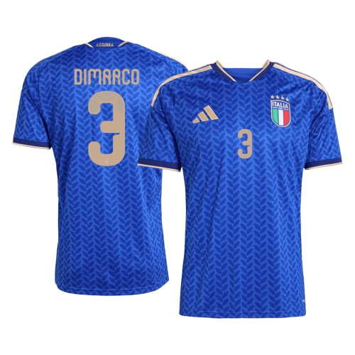 DIMARCO #3 Italy Home Soccer Jersey World Cup 2026