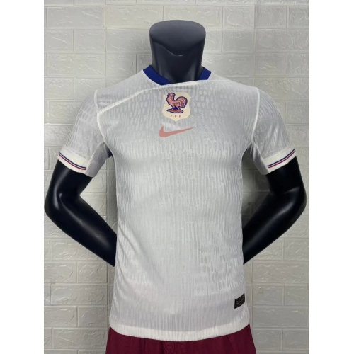 France Women's Team Euro 2025 Away Player Version Man Jersey