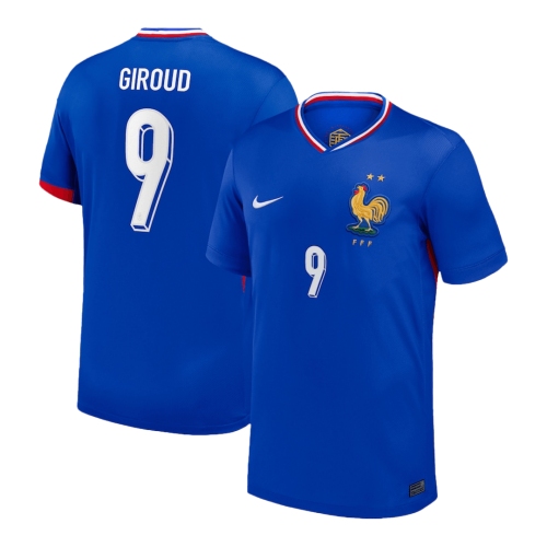 GIROUD #9 France Home Soccer Jersey EURO