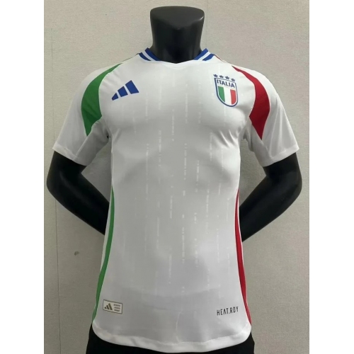 Italy 2024 Euro Away Player Version Jersey