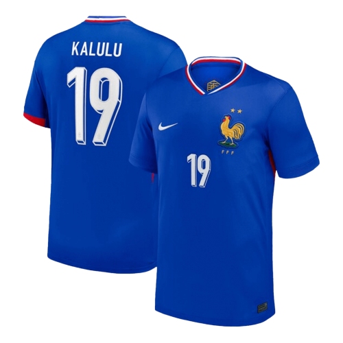 KALULU #19 France Home Soccer Jersey
