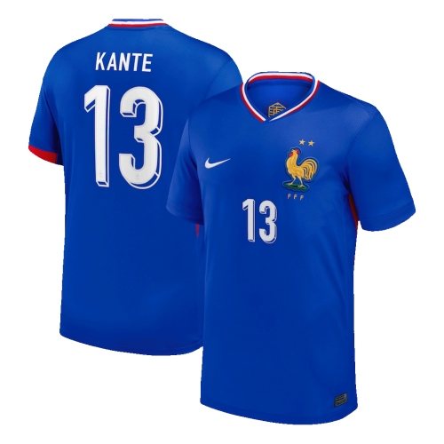 KANTE #13 France Home Soccer Jersey EURO